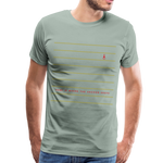 Home Männer Premium T-Shirt - Graugrün