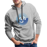 Yoga Men’s Premium Hoodie - Grau meliert