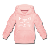 Katze Kinder Premium Hoodie - Kristallrosa