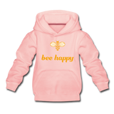 Bee Happy Kinder Premium Hoodie - Kristallrosa