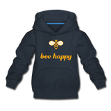 Bee Happy Kinder Premium Hoodie - Navy