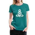 Yoga Frauen Premium T-Shirt - Divablau