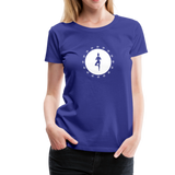 Yoga Frauen Premium T-Shirt - Königsblau