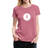 Yoga Frauen Premium T-Shirt - Malve