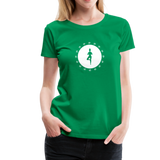 Yoga Frauen Premium T-Shirt - Kelly Green