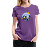 1981 Frauen Premium T-Shirt - Lila