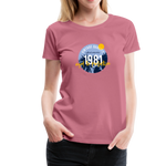 1981 Frauen Premium T-Shirt - Malve