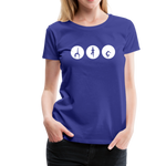 Yoga Frauen Premium T-Shirt - Königsblau