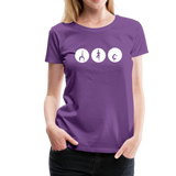 Yoga Frauen Premium T-Shirt - Lila