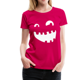 Halloween Frauen Premium T-Shirt - dunkles Pink