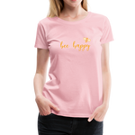 Bee Happy Frauen Premium T-Shirt - Hellrosa