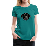 Hund Frauen Premium T-Shirt - Divablau