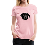 Hund Frauen Premium T-Shirt - Hellrosa