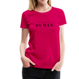 Human Frauen Premium T-Shirt - dunkles Pink