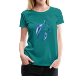 Save The Oceans Frauen Premium T-Shirt - Divablau