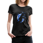 Save The Oceans Frauen Premium T-Shirt - Anthrazit