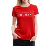 Human Frauen Premium T-Shirt - Rot
