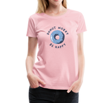 Donut Worry Be Happy Frauen Premium T-Shirt - Hellrosa