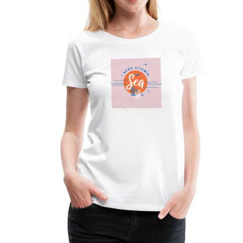 Vitamin Sea Frauen Premium T-Shirt - Weiß