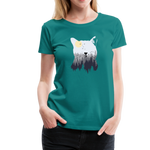 Katze Frauen Premium T-Shirt - Divablau