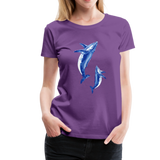Wale Frauen Premium T-Shirt - Lila
