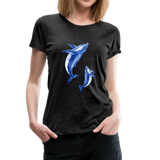 Wale Frauen Premium T-Shirt - Anthrazit
