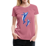 Wale Frauen Premium T-Shirt - Malve