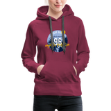 1961 Frauen Premium Hoodie - Bordeaux