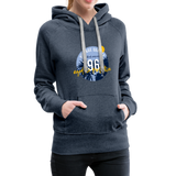 1961 Frauen Premium Hoodie - Jeansblau