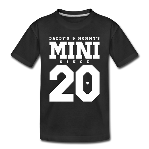 Mini Kinder Premium T-Shirt - Schwarz
