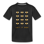 Let It Bee Kinder Premium T-Shirt - Schwarz