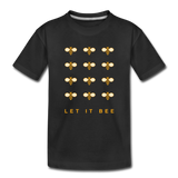 Let It Bee Kinder Premium T-Shirt - Schwarz