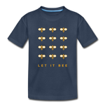 Let It Bee Kinder Premium T-Shirt - Navy