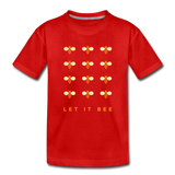 Let It Bee Kinder Premium T-Shirt - Rot