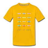 Let It Bee Kinder Premium T-Shirt - Sonnengelb