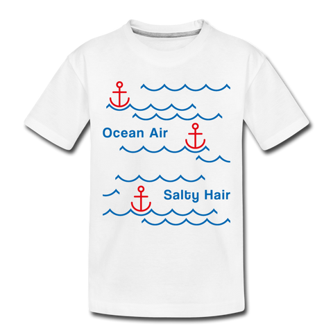 Ocean Air Kinder Premium T-Shirt - Weiß