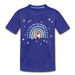 Follow The Rainbow Kinder Premium T-Shirt - Königsblau