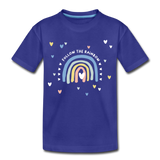 Follow The Rainbow Kinder Premium T-Shirt - Königsblau