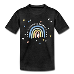 Follow The Rainbow Kinder Premium T-Shirt - Anthrazit