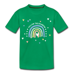 Follow The Rainbow Kinder Premium T-Shirt - Kelly Green