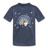 4. Geburtstag Kinder Premium T-Shirt - Blau meliert