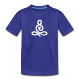 Yoga Kinder Premium T-Shirt - Königsblau