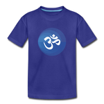 Yoga Kinder Premium T-Shirt - Königsblau