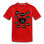 Hund Kinder Premium T-Shirt - Rot