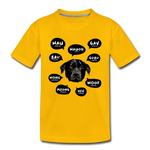 Hund Kinder Premium T-Shirt - Sonnengelb