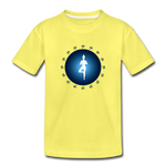 Yoga Kinder Premium T-Shirt - Gelb