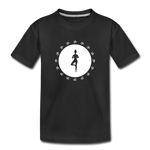 Yoga Kinder Premium T-Shirt - Schwarz