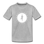 Yoga Kinder Premium T-Shirt - Grau meliert
