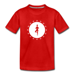 Yoga Kinder Premium T-Shirt - Rot