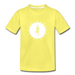 Yoga Kinder Premium T-Shirt - Gelb